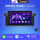 Eunavi 4G 2 Din Android авто радио для BMW E46 M3 318i 320i 325i автомобильный мультимедийный плеер DSP Carplay GPS навигация 2Din Авторадио