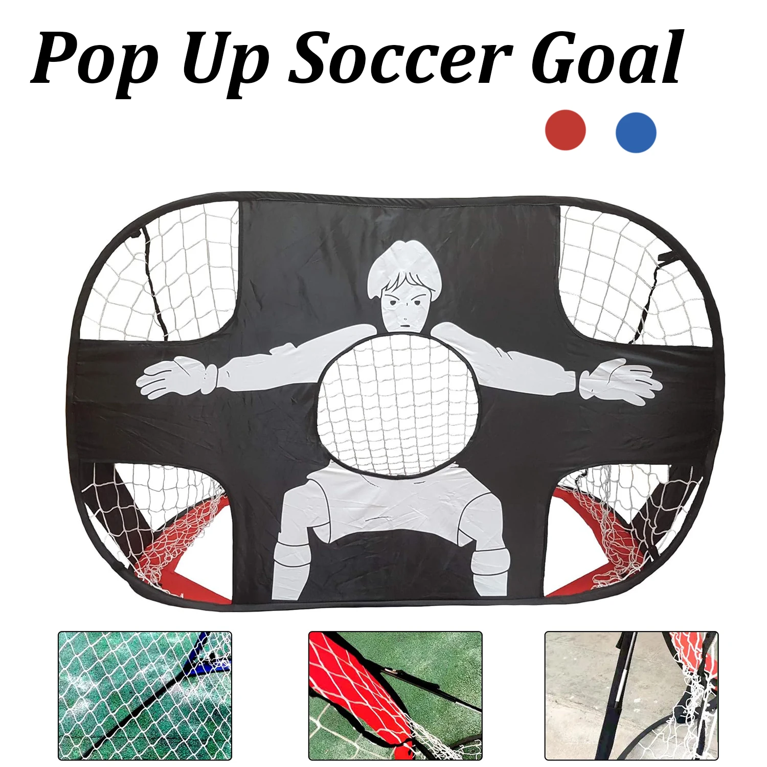 Выдвижной портативный эргономичный набор 2 в 1 складные детские футбольные