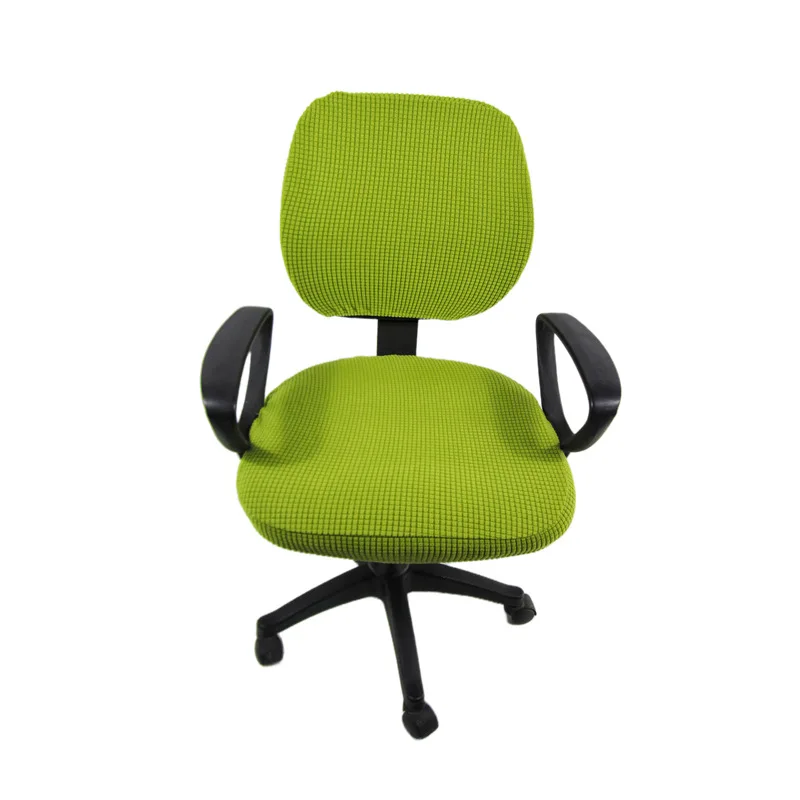 

Elastic Computer Chair Cover Jacquard/Fleece Stretch Office Chair Cover Seat Cover for Computer Chair Armchair Slipcover