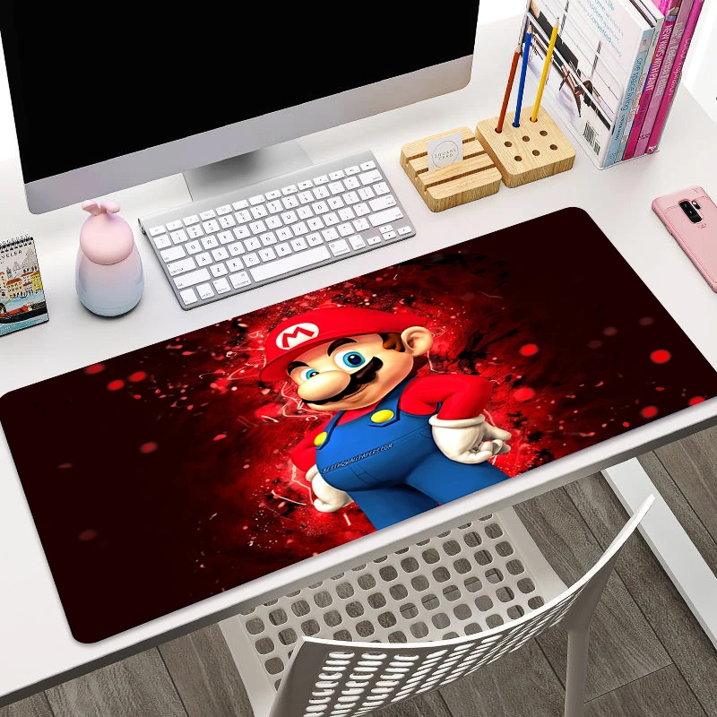 

Mousepad Gamer Marios Mouse Mats Mause Pad Desk Mat Office Accessories Computer Offices Deskmat Gaming Anime Pc Xxl Desktop Mice