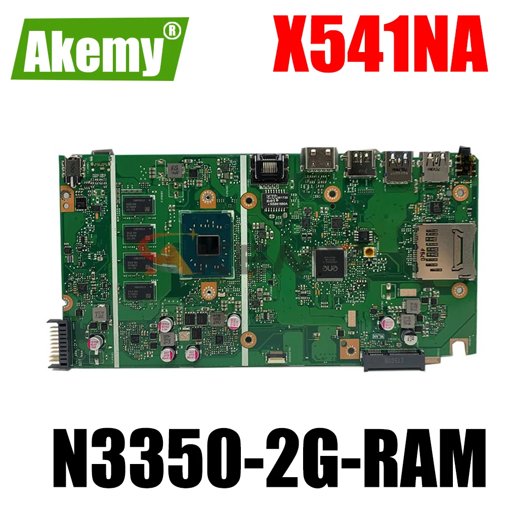 

X541 для ASUS NEW X541NA X541N A541N N3350-2G-RAM Материнская плата ноутбука 100% ТЕСТ ОК