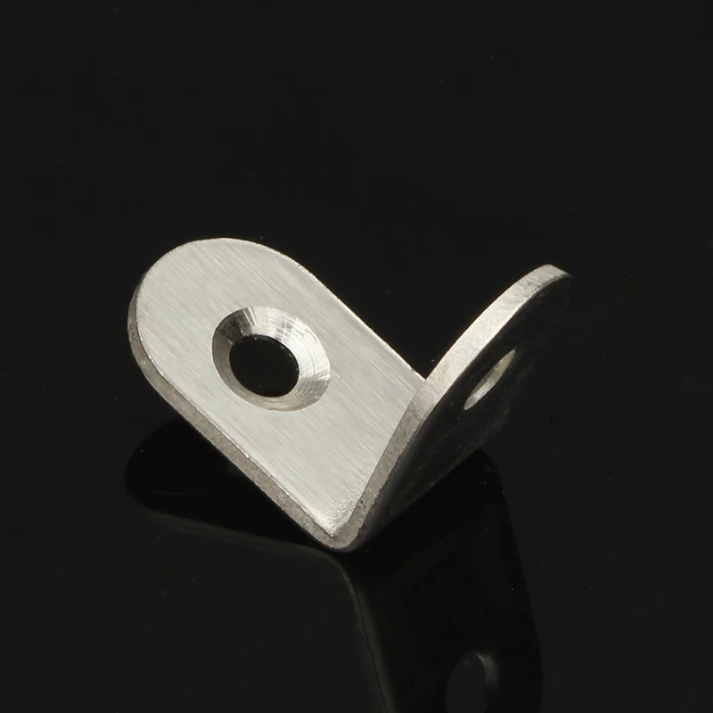 

10PCS Stainless Steel Angle Corner Brackets Fasteners Protector Seven Size Corner Stand Supporting Furniture Hardware