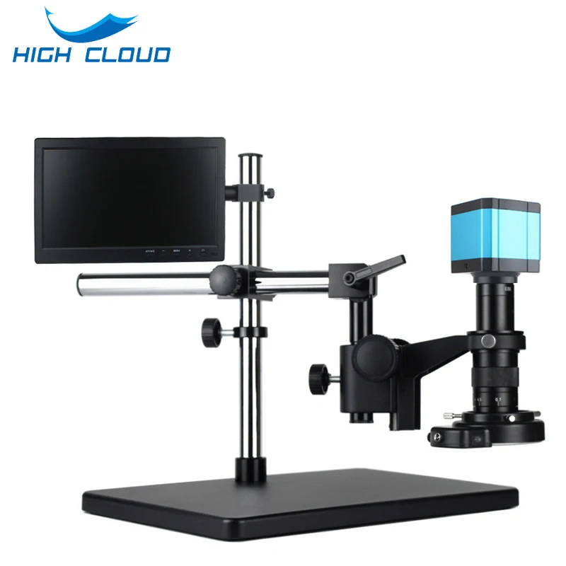 HDMI USB видео микроскоп электронный камера C-Mount ЖК-дисплей монитор для пайки