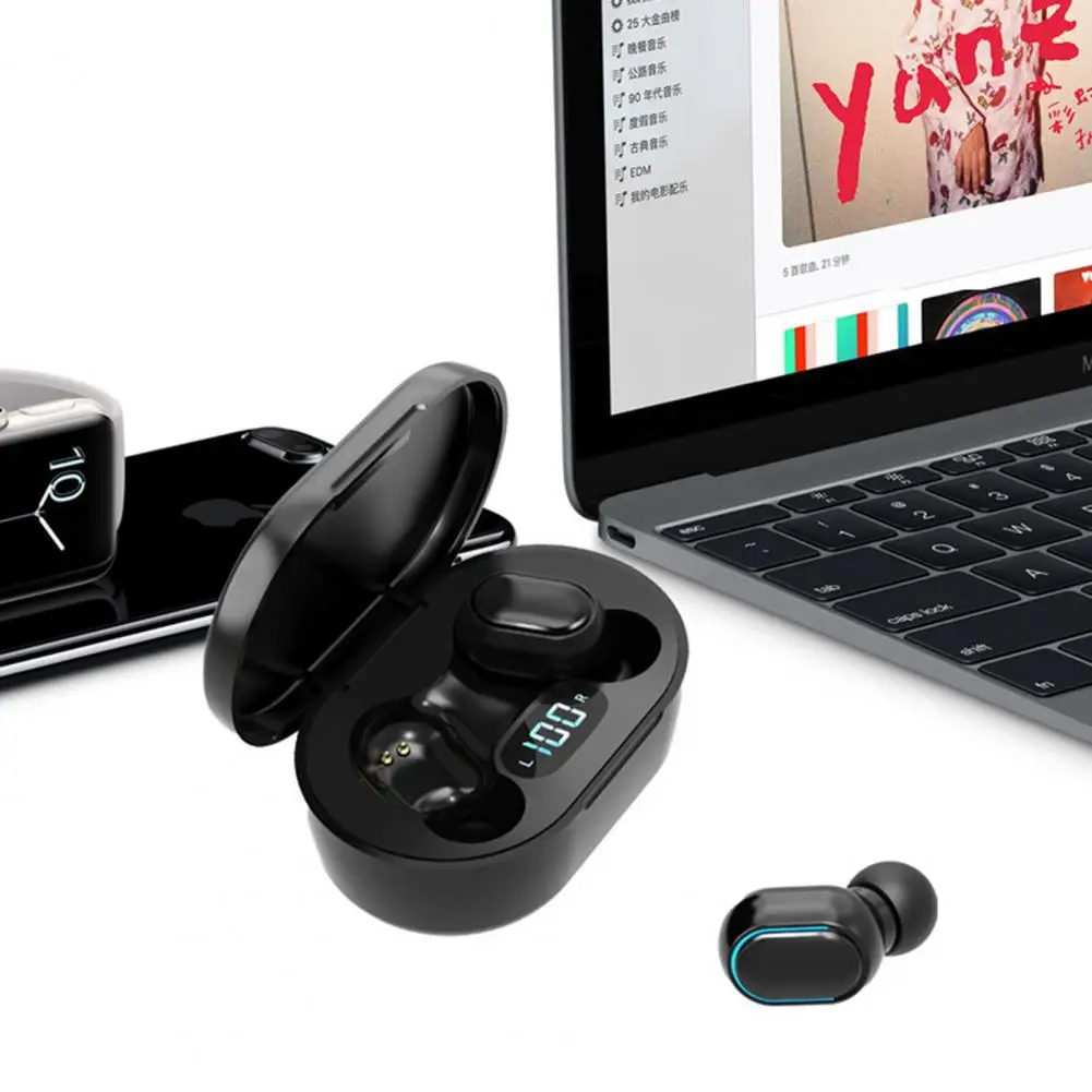 E7S Bluetooth-совместимые наушники-вкладыши 5 0 беспроводные для телефона большая