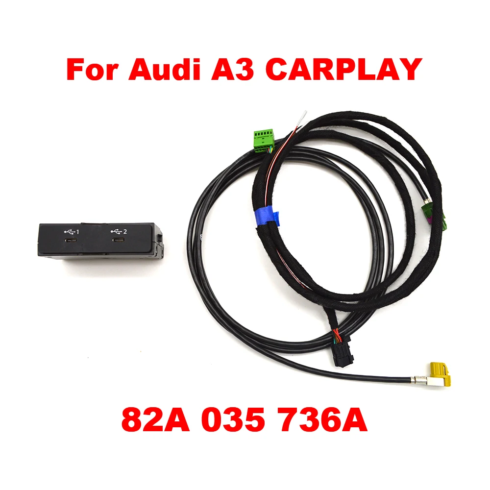 Для Audi A1 A3 S3 FY CarPlay Android auto USB BInterface 82A 035 736 A 035736