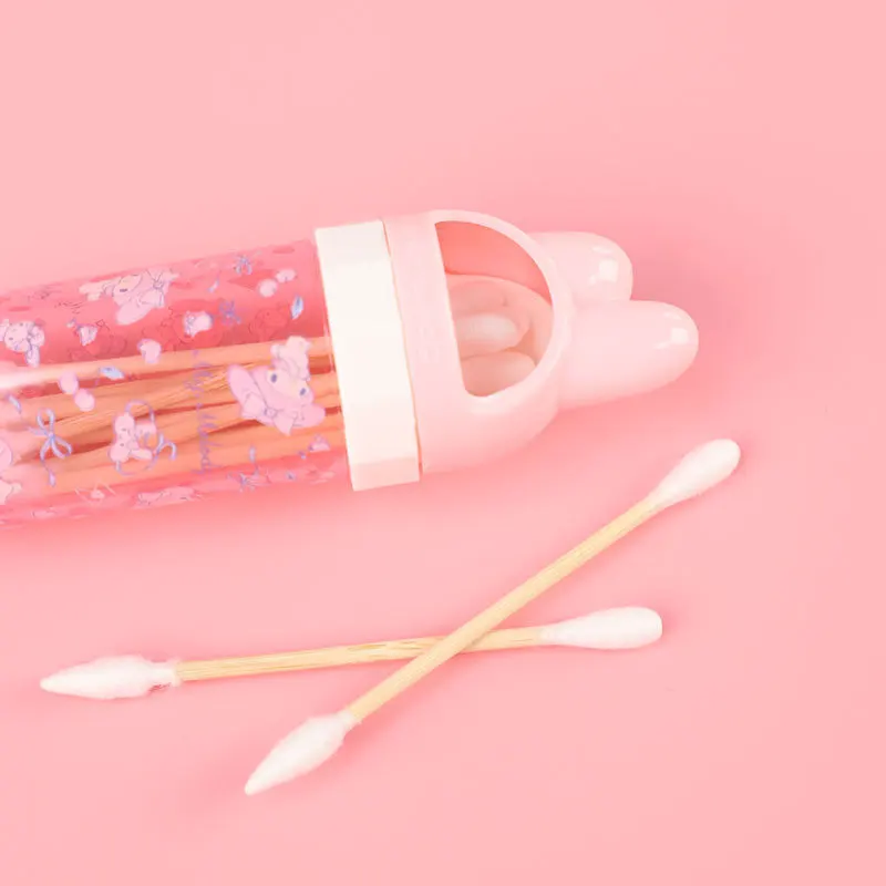 Sanrioed My Melody ватный тампон коробка для хранения милый креативный мультяшный