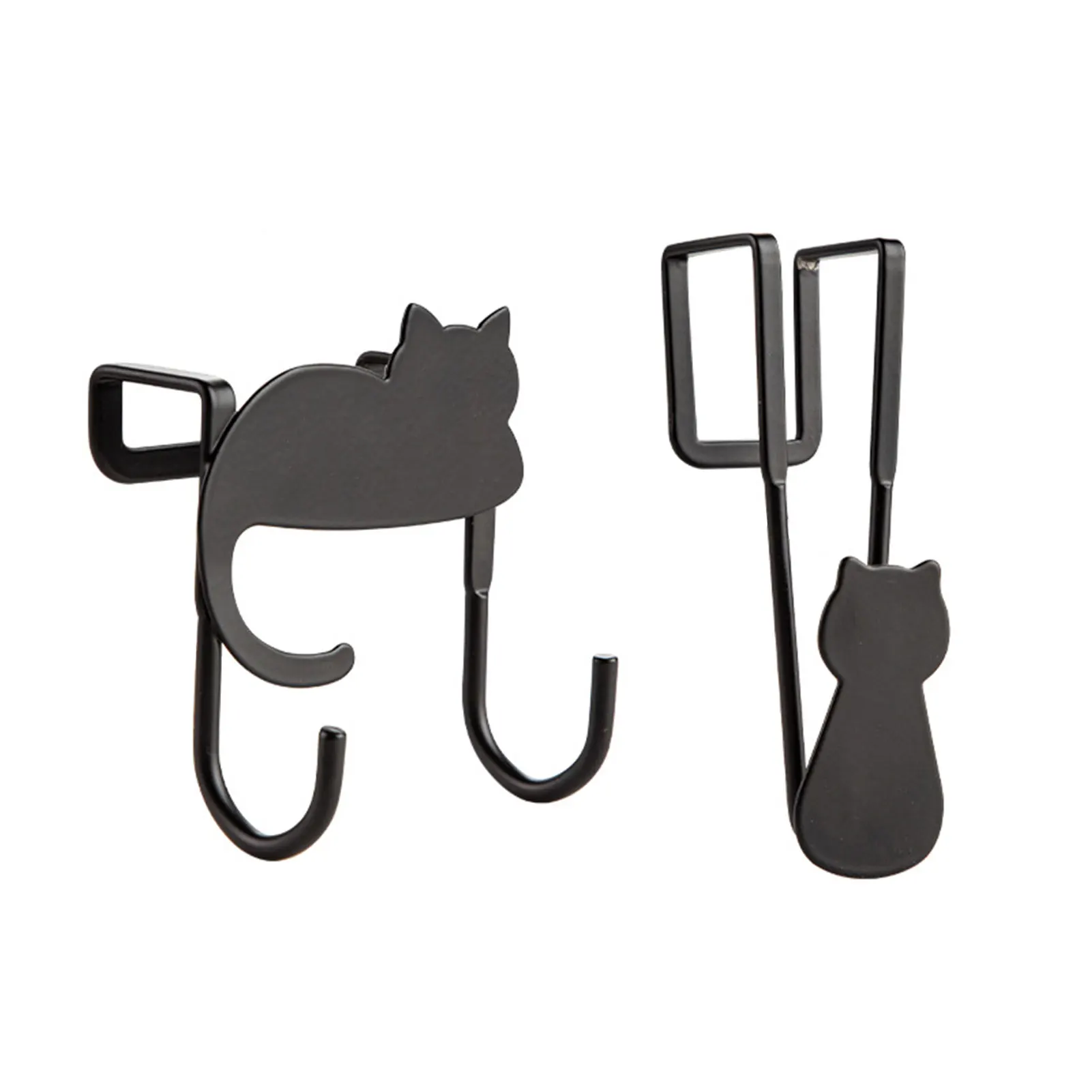 

Металлические крючки Cat Over Door, легко монтировать и разбирать, крючок для полотенец, халата, пальто, шарфов