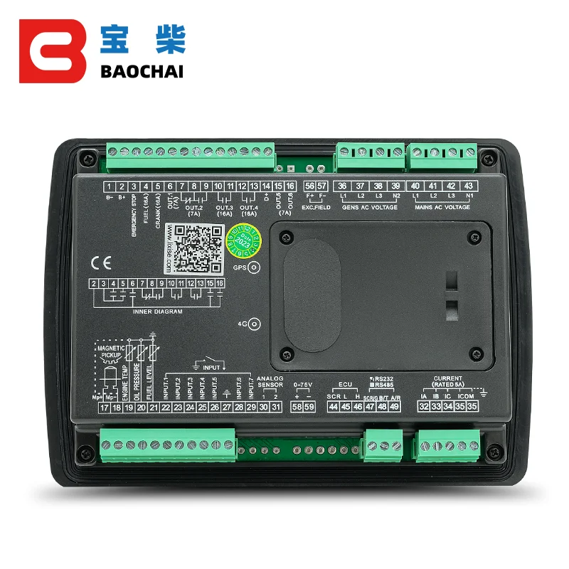 LIXISE LXC6110N AMF контроллер дизельного генератора ЖК-дисплей автоматического запуска