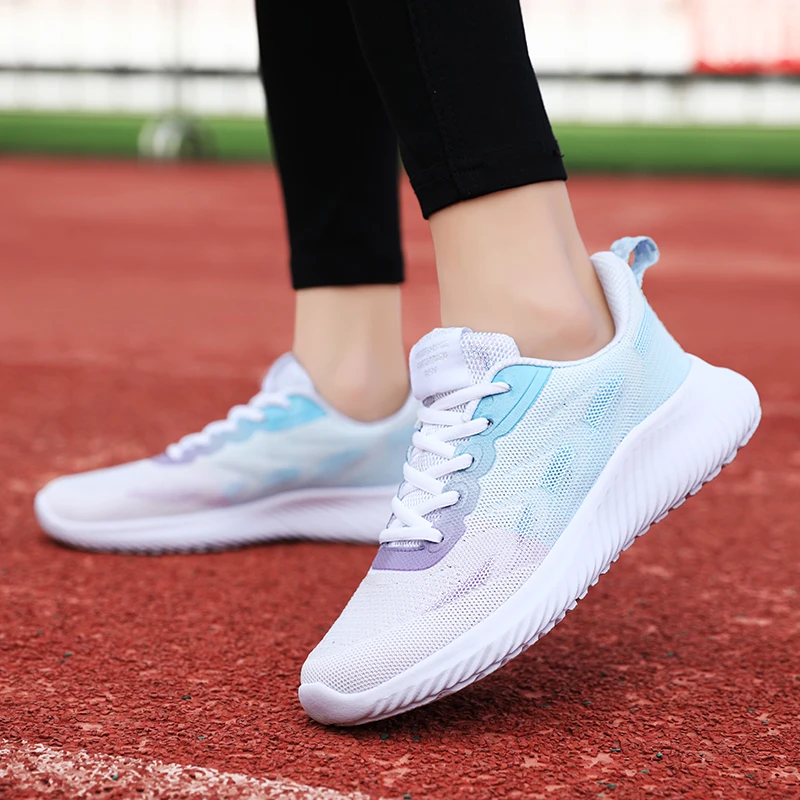 

Women's Sneakers Women's Shoes Autumn and Summer Breathable Fly Woven Mesh Shoes Running Shoes Girls' Fashion Casual Shoes