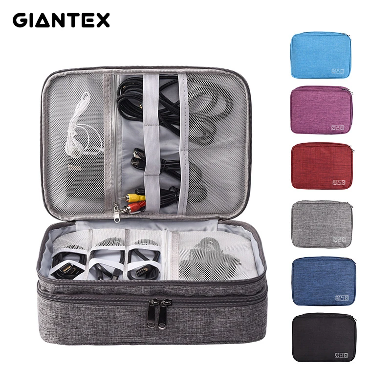 

Органайзер для кабеля, сумка для путешествий, электронные аксессуары, чехол для цифровой камеры, USB, зарядное устройство, блок питания, сумка...