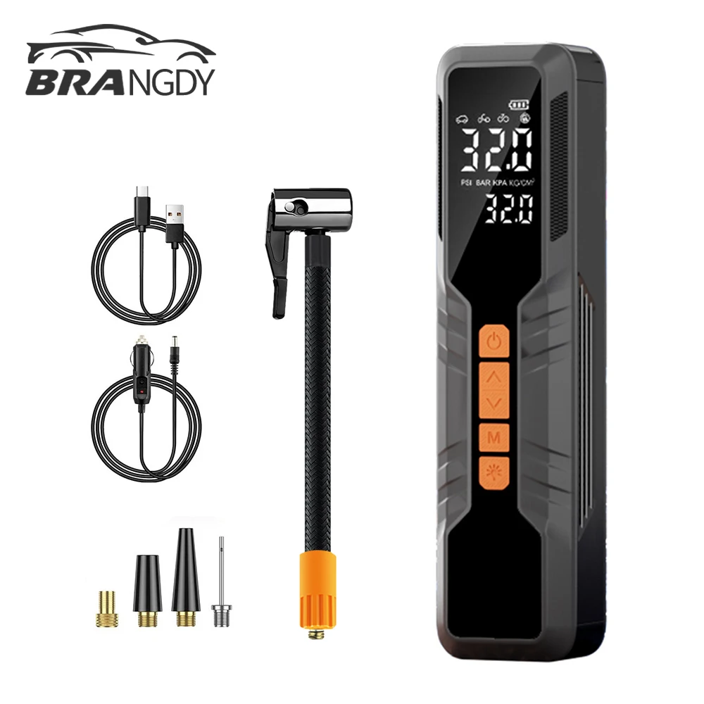 Портативный Беспроводной Воздушный Насос 6000 Psi 12 В Автомобильный Для Накачивания
