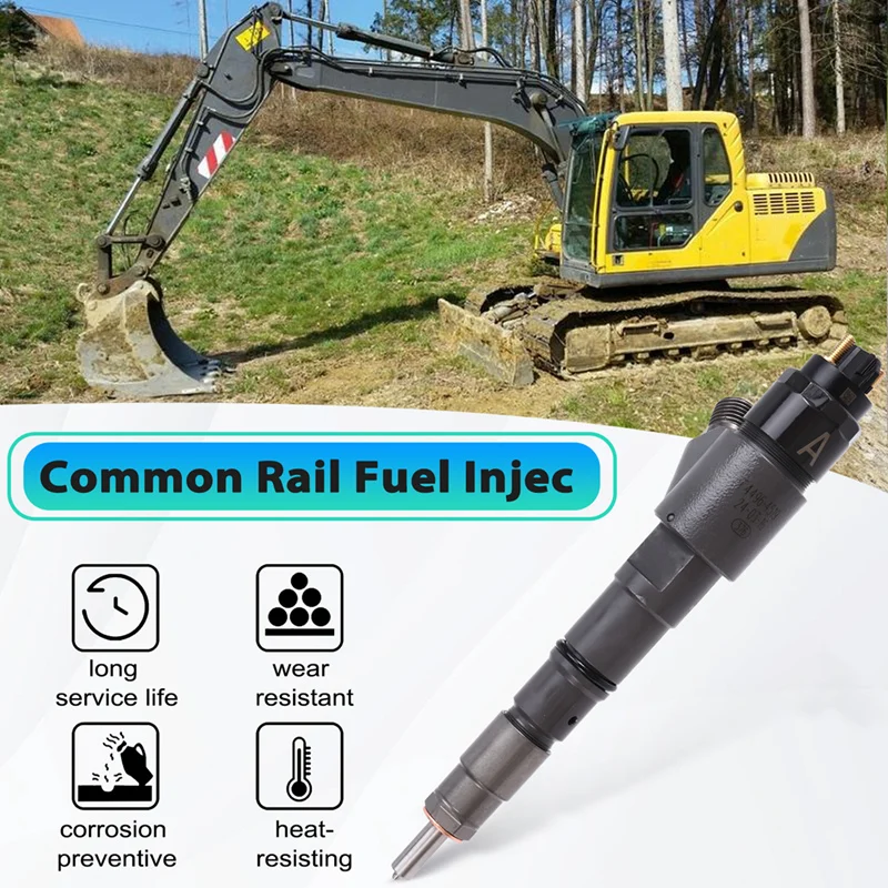 0445120067 Замена топливной форсунки Common Rail для экскаватора Volvo серии EC ECR EW FC