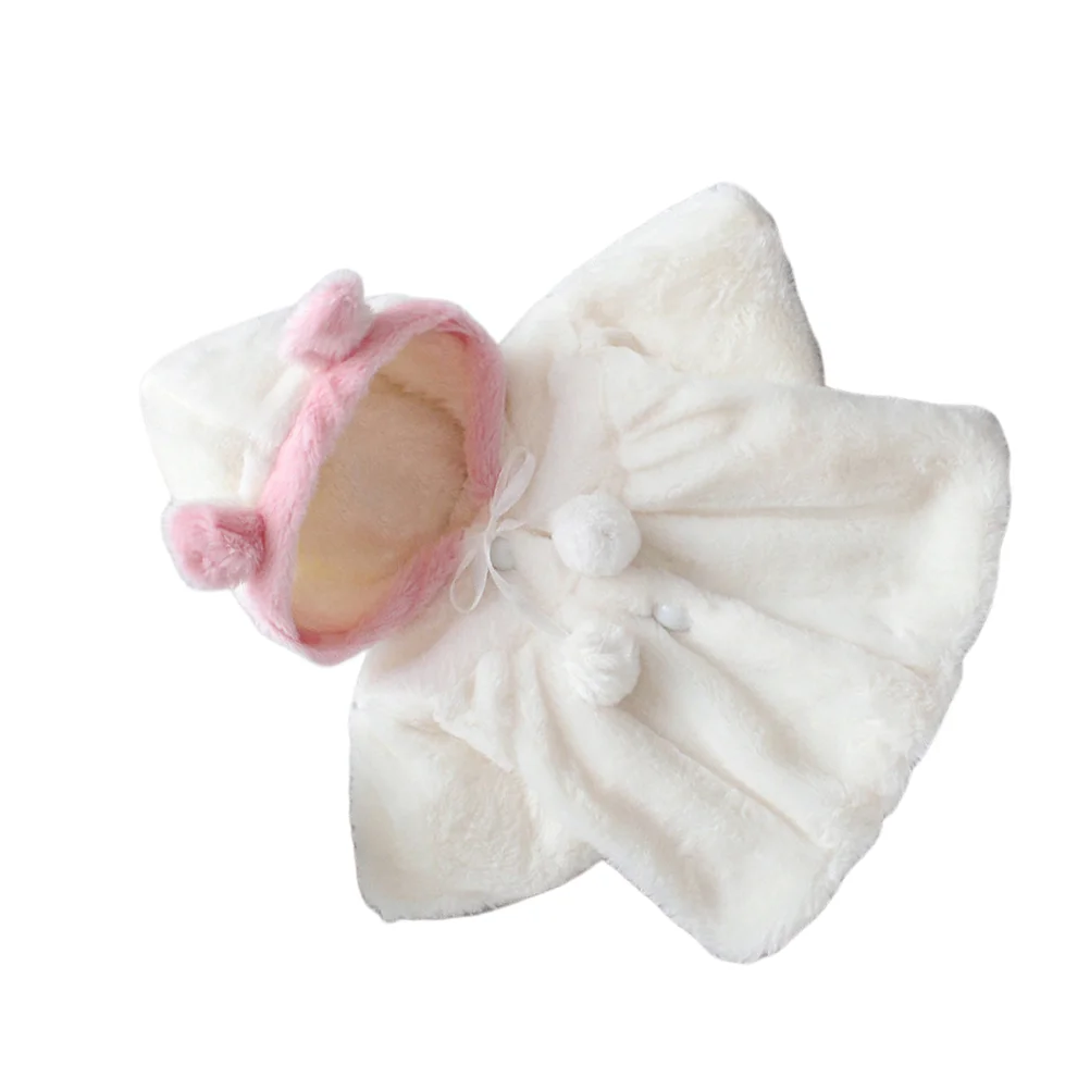 

Warm Plush Cape Small Coat Thick Warm Outerwears Suitable for Height 66-73cm )