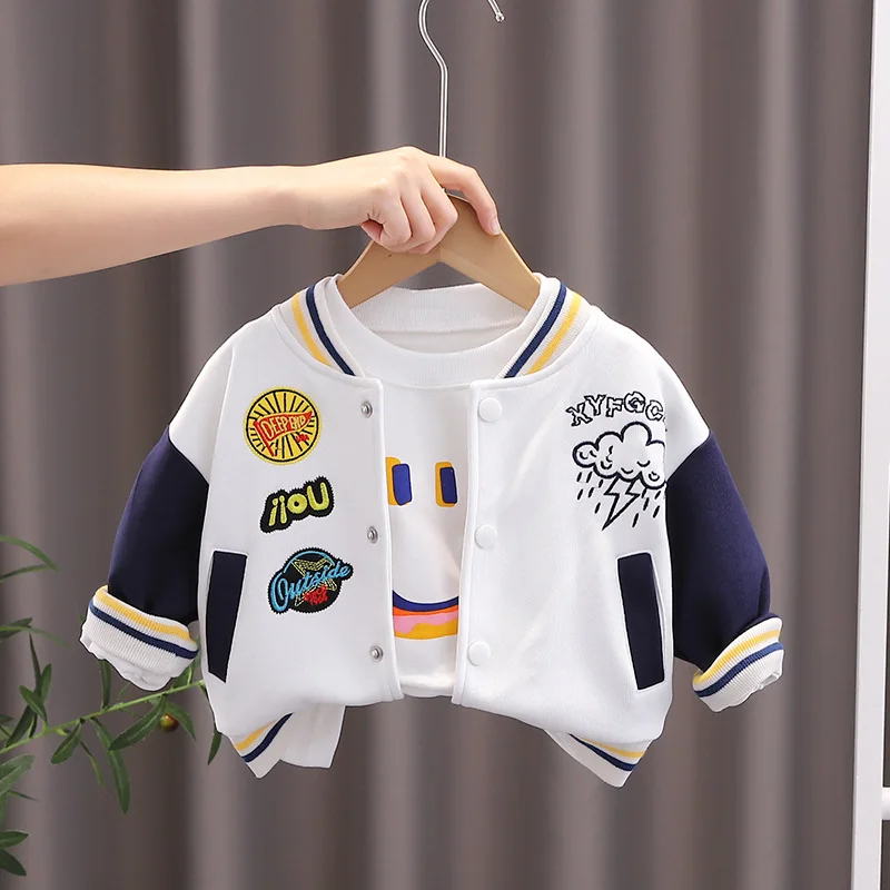 

Children's jacket boy spring and autumn new style children's Korean version boy spring and autumn printing cartoon top
