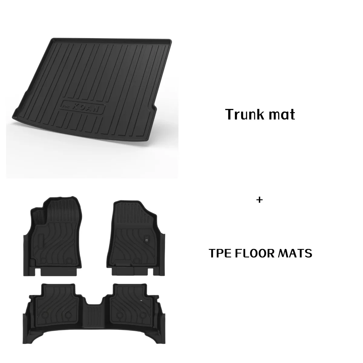 

Коврики TPE для Hyundai KONA 2024-2025 ICEV с левым рулем, водонепроницаемые, противоскользящие, на заказ, всепогодные аксессуары с полным покрытием