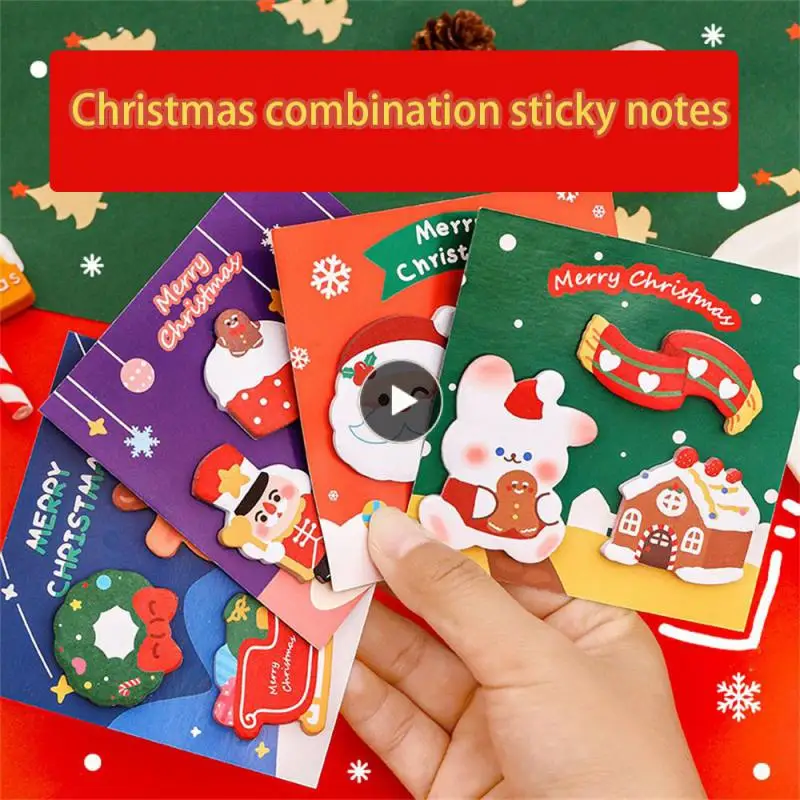 Piece Lytwtw's Christmas Sticker Sticky Notes Cute Kawaii Cartoon ...