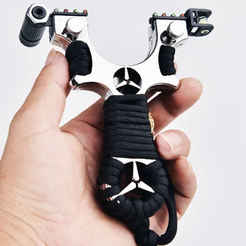 Лазерная Рогатка из сплава металлическая Резиновая лента высокоточные рогатки