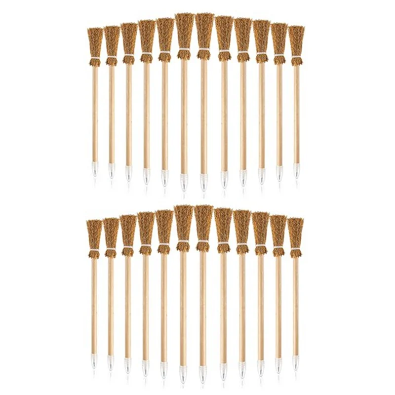 50 шт. карандаши с ведьмой и метлой для Хэллоуина Шариковые Хэллоуин