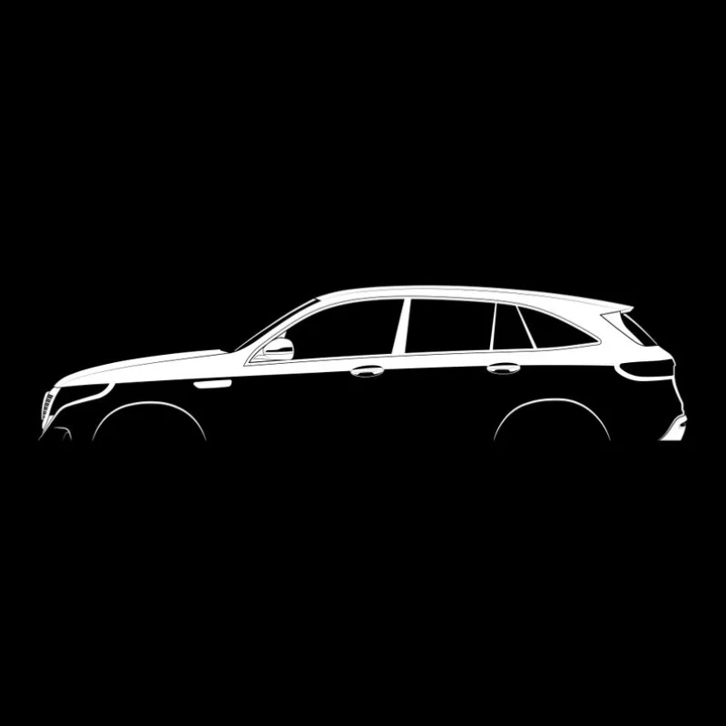 EQC (N293) Силуэт 2024 мужская футболка повседневная для любителей гоночных