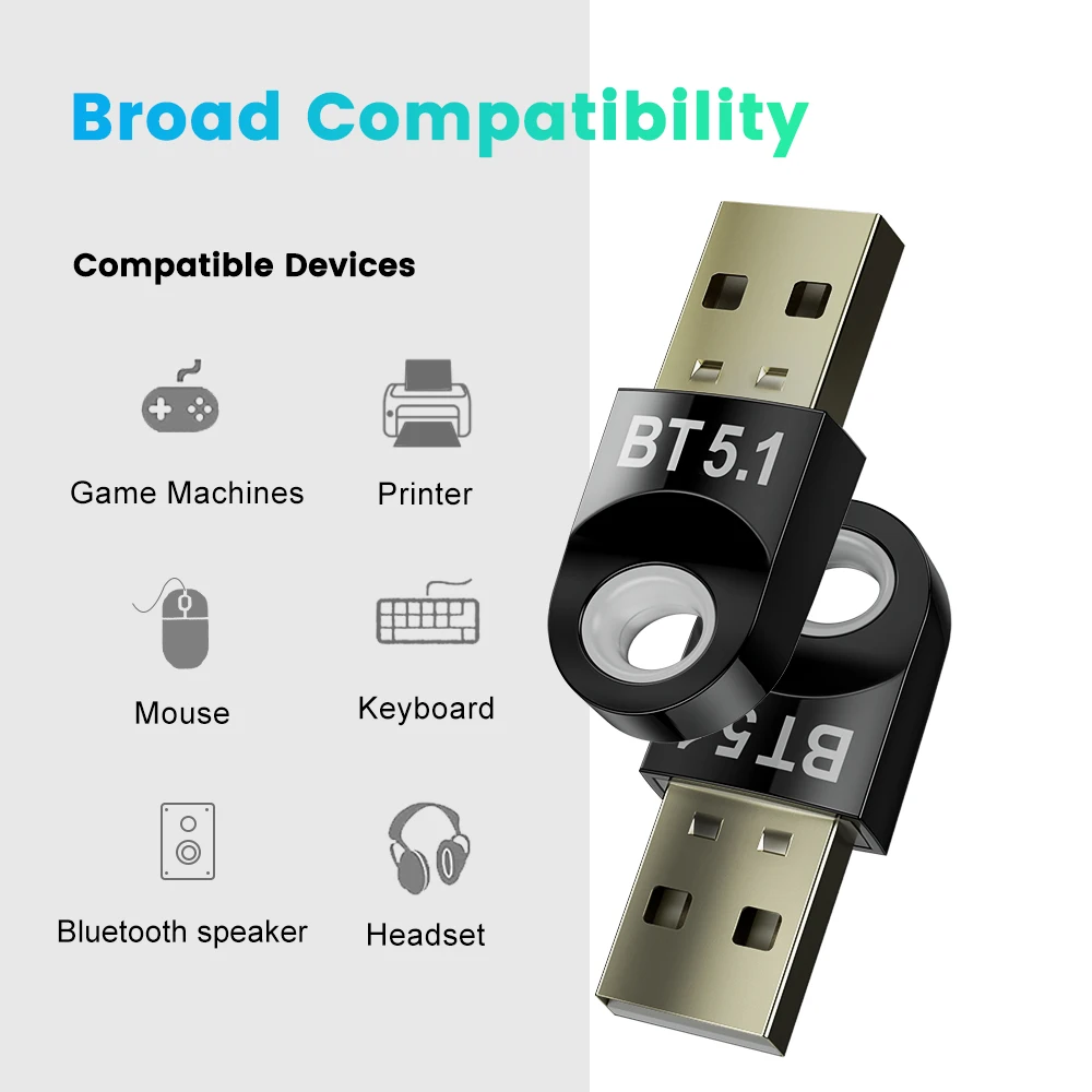 USB 5 1 Bluetooth адаптер 0 приемник беспроводной Bluetooth-ключ 4 музыкальный