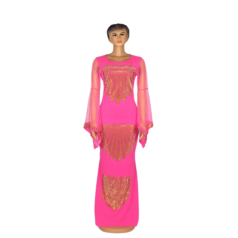 African Print Dresses for Women dress Muslim Maxi Dress Dashiki Diamond Clothes Dubai Abaya Boubou Robe Africa