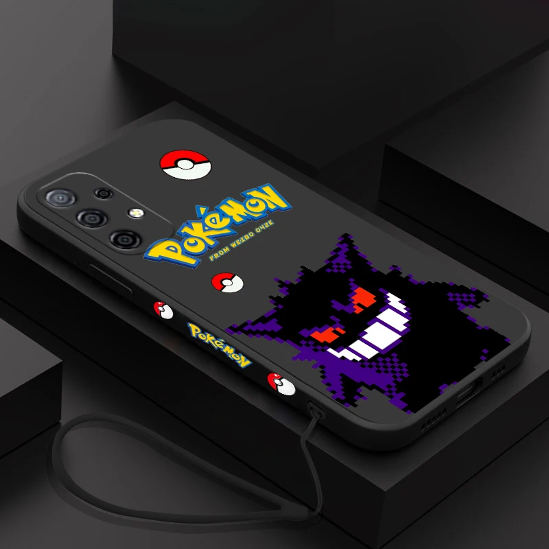 

Pokemon Pikachu Gengar Squirtle Phone Case For Xiaomi Redmi Note 11 10A 11T 10 10T 10S 9T 9 Pro Plus 10A 10C 9A 9C 4G 5G Cover