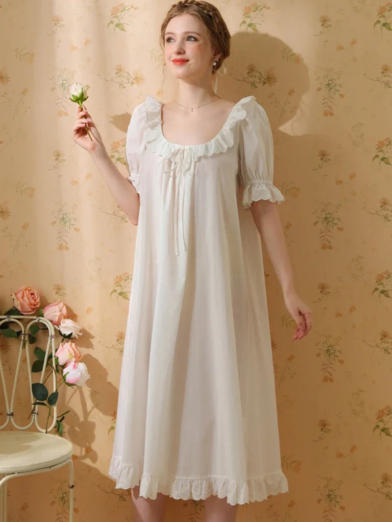 Женские винтажные стильные ночные платья одежда для сна на весну и осень