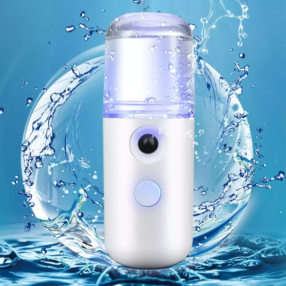 

Mini Portable 30ml Air Humidifier USB Rechargable Handheld Mist Diffuser Mini Steamed Face Skin Care Mist Sprayer Air Humidifier