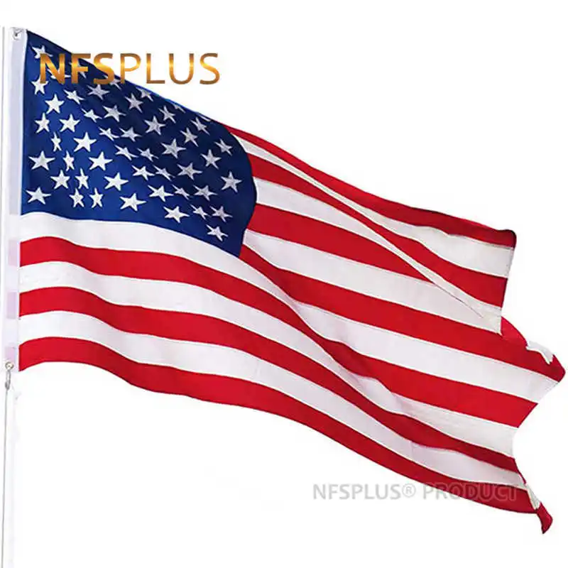 

3x5 Ft USA Flag US 90x150CM National Flag of United States Polyester Printed The Star-Spangled Banner American Flags and Banners