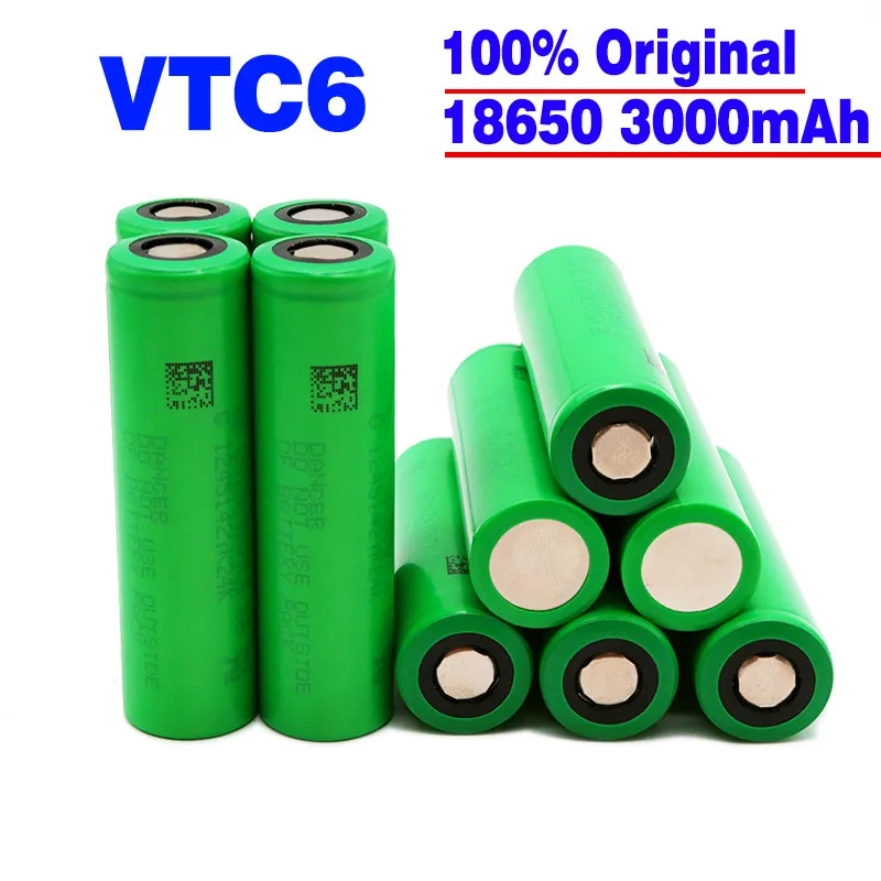 

Aleaivy new for is Sony VTC6 3.7V 3000mAh us18650 VTC6 Rechargeable Li-ion Lithium battery For toy tool flashligh camera Shaver