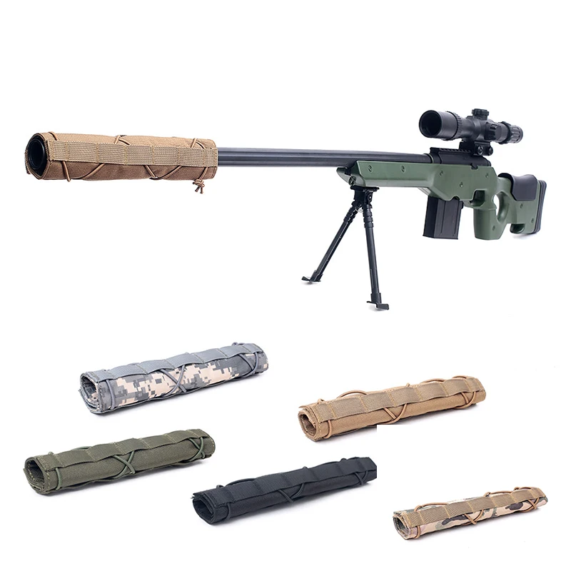 

Nylon 8.66" 22cm Suppressor Mirage Heat Cover Shield Sleeve Muffler Shooting Tactical Hunting Accessories
