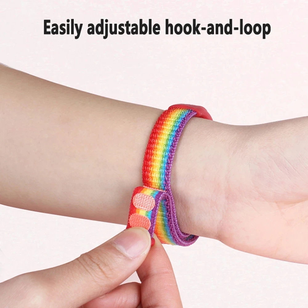 Ремешок нейлоновый для xiaomi Mi Band 8 7 6 5 4 3 сменный спортивный браслет смарт-часов