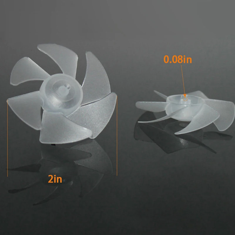 

Small Power Mini Plastic Fan Blade Six Leaves For Hairdryer Motor Propeller