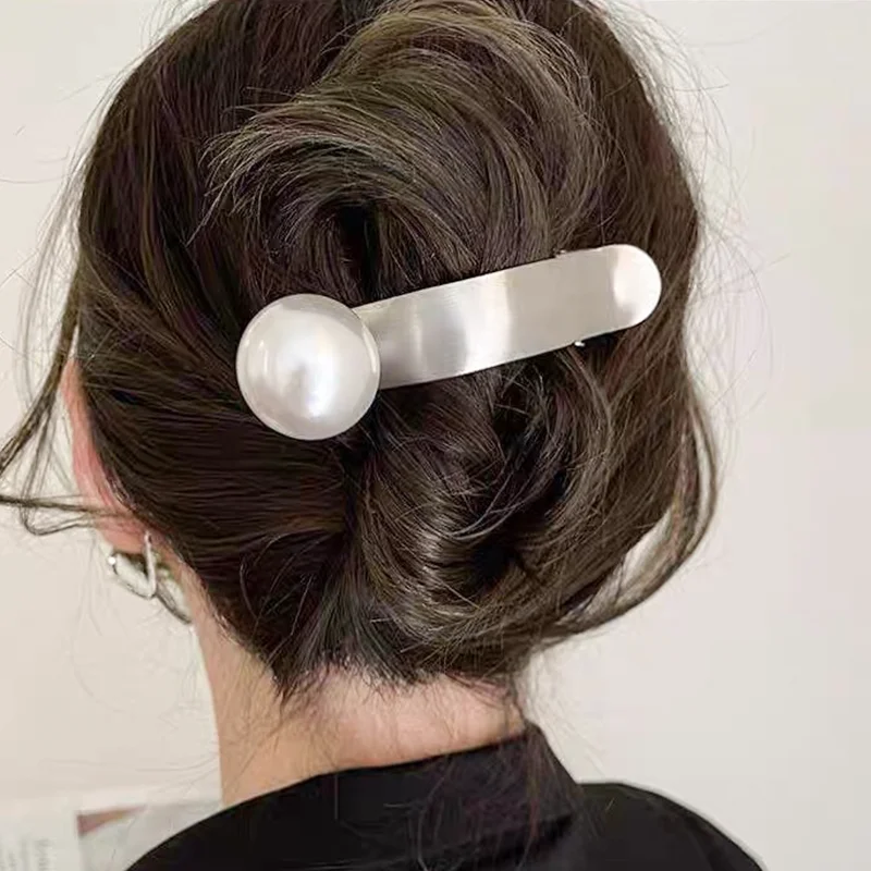 Простые жемчужные заколки для волос в китайском стиле женщин и девушек