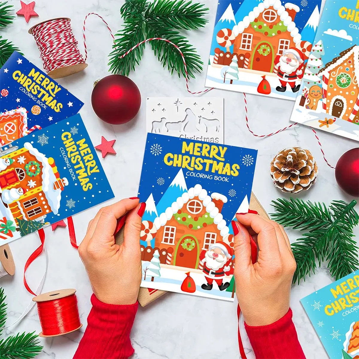 6 шт./набор книжки-раскраски с рисунком