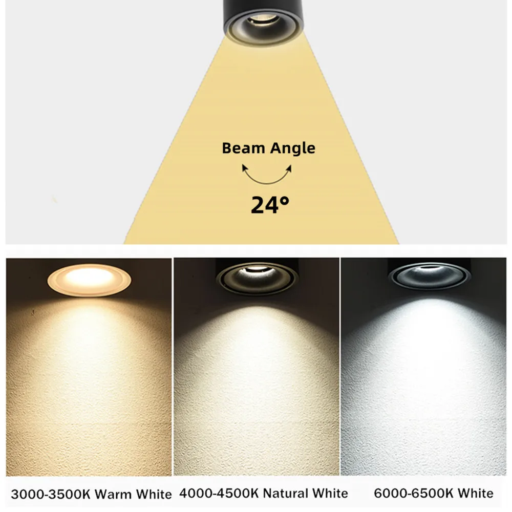 Современный Трековый светильник для помещений светодиодный потолочный точечный
