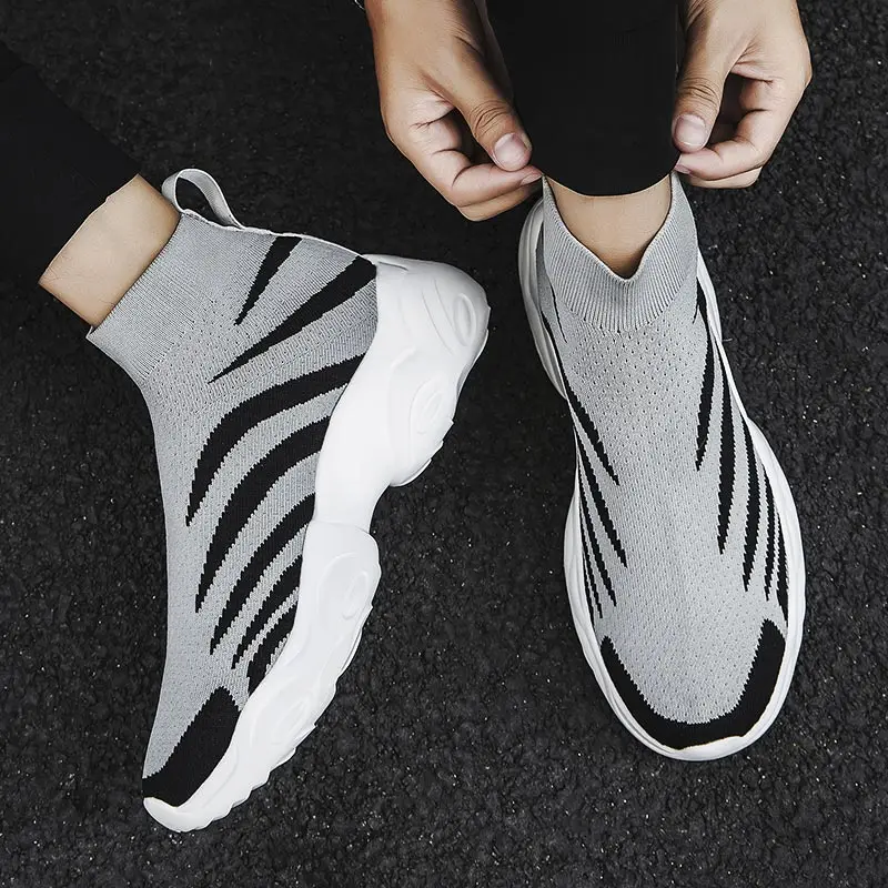

sports shoes boys large size White sneakers shos basket sport walking large size tennis running man Athletic