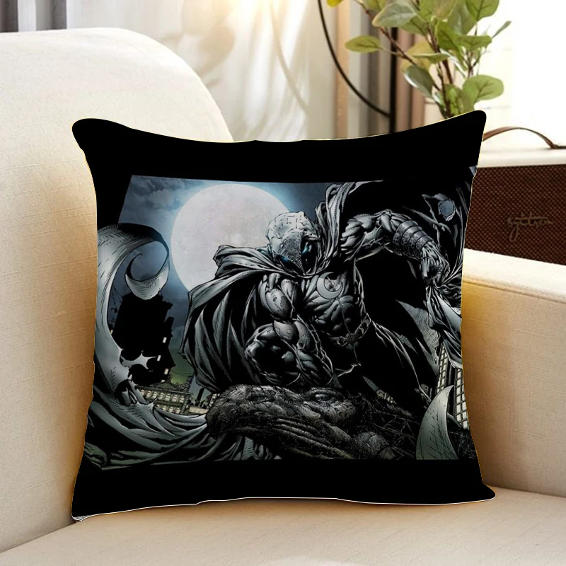 

45x45 Cushions Covers for Bed Pillows Moon Knight Body Pillow Cover Short Plush Pillowcase Car Sofa Cushion Decorative 45*45