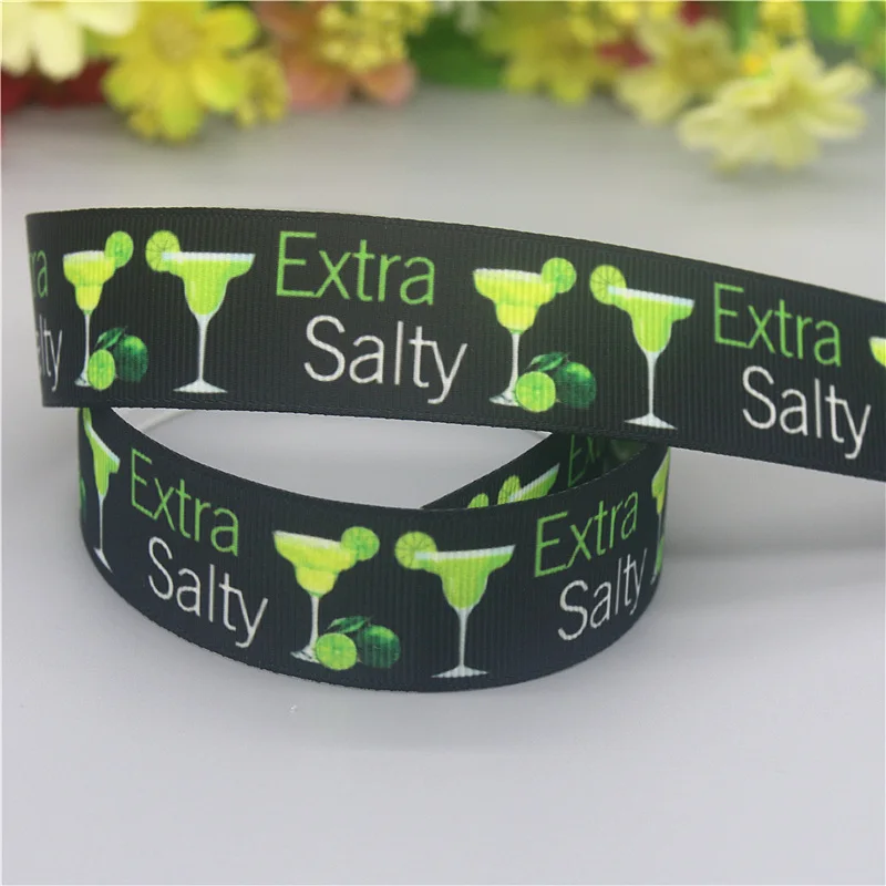 

Корсажная лента с принтом DHK, 50 ярдов, аксессуары, материал, головные уборы, украшение «сделай сам», швейное ремесло S2114