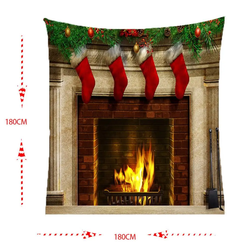 Fityle Рождественское искусство Домашний настенный гобелен Настенное украшение