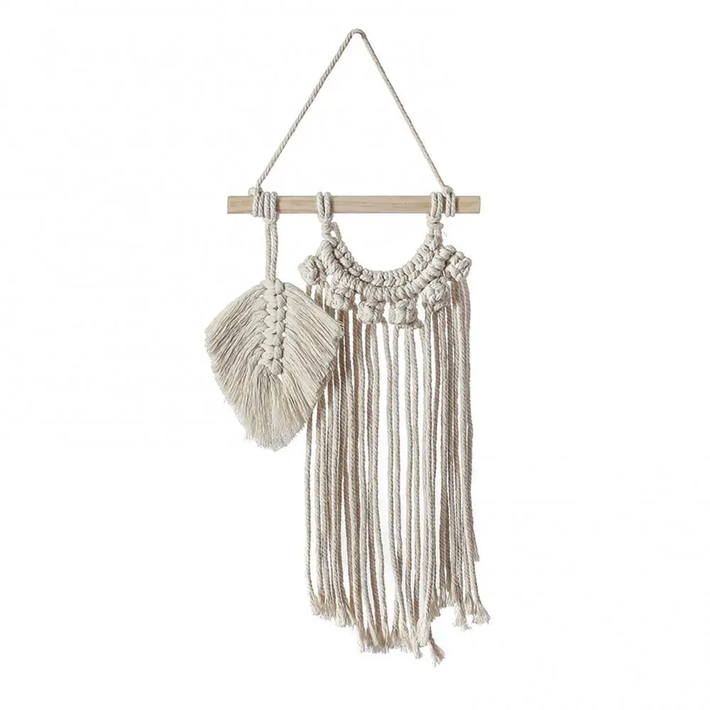 

Decoration Nordic Handmade Macrame Moon Dream Catcher Wall Hanging Tapestry Home Decoration