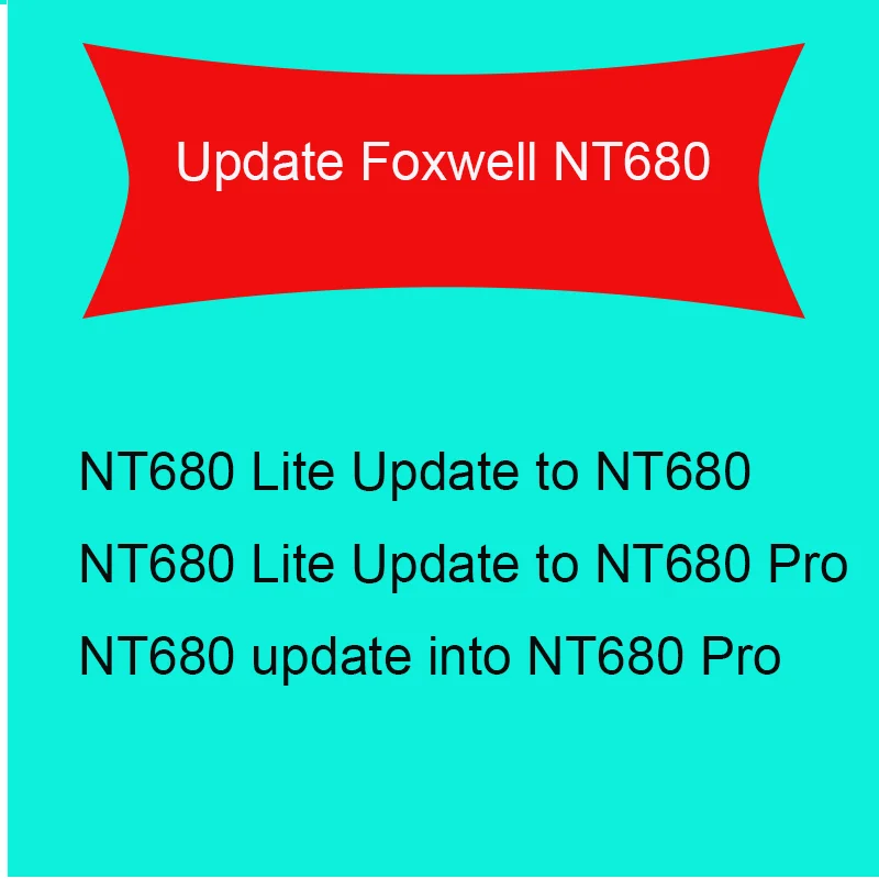 

Обновленная плата за обновление для Foxwell NT680 Lite до Foxwell NT680 pro для диагностики всех систем, сканер OBDII с особыми функциями