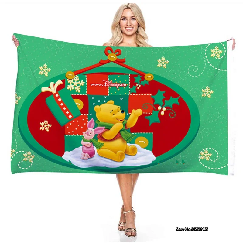 

Прямоугольное банное полотенце с цифровым принтом Disney, мультяшная серия Racers, многофункциональное спортивное полотенце для дома и улицы