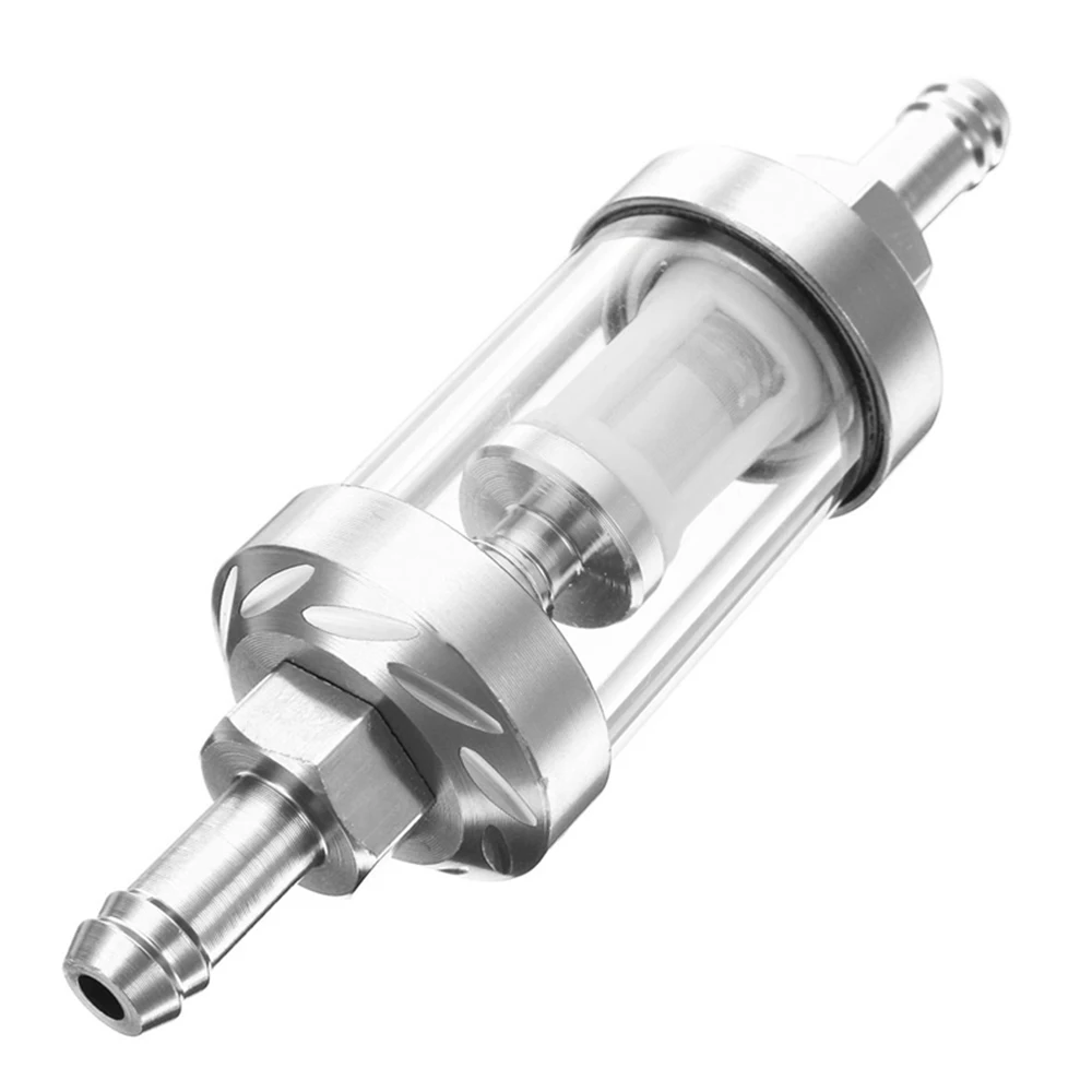 

Универсальный 8-мм Топливный Фильтр Из Алюминиевого Сплава С ЧПУ Для Мотоциклов, Внедорожников, Мотокросса