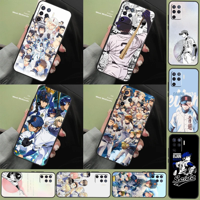 Diamond no Ace чехол для OPPO A78 A77 A17 A15 A52 A72 A91 A93 A5 A9 A54 A74 A94 A53s A54s A57s A16 A76 A96