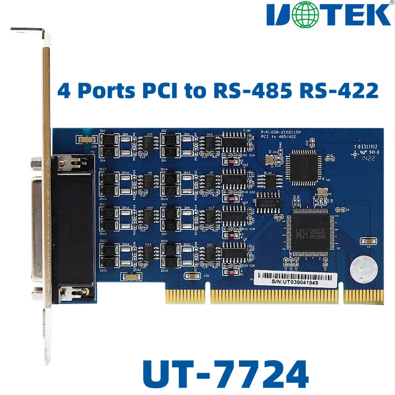 Фото UOTEK PCI PCI-E к RS-485 RS-422, высокоскоростная последовательная карта, 4 порта DB9, RS422 R485, преобразователь PCI-Express PCIE, защита от перенапряжения №2