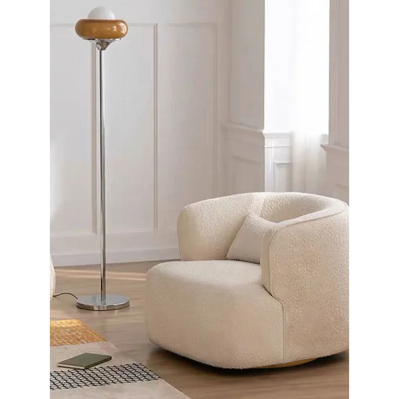 Роскошный диван Nordic светильник кресло для кафе гостиницы одинарный из овечьей