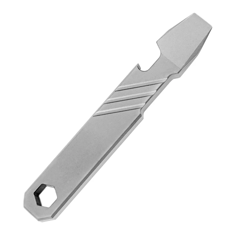 

Titanium Alloy Tool Outdoor Camping Multifunctional Bottle Opener EDC Metal Tool Pry Bar New