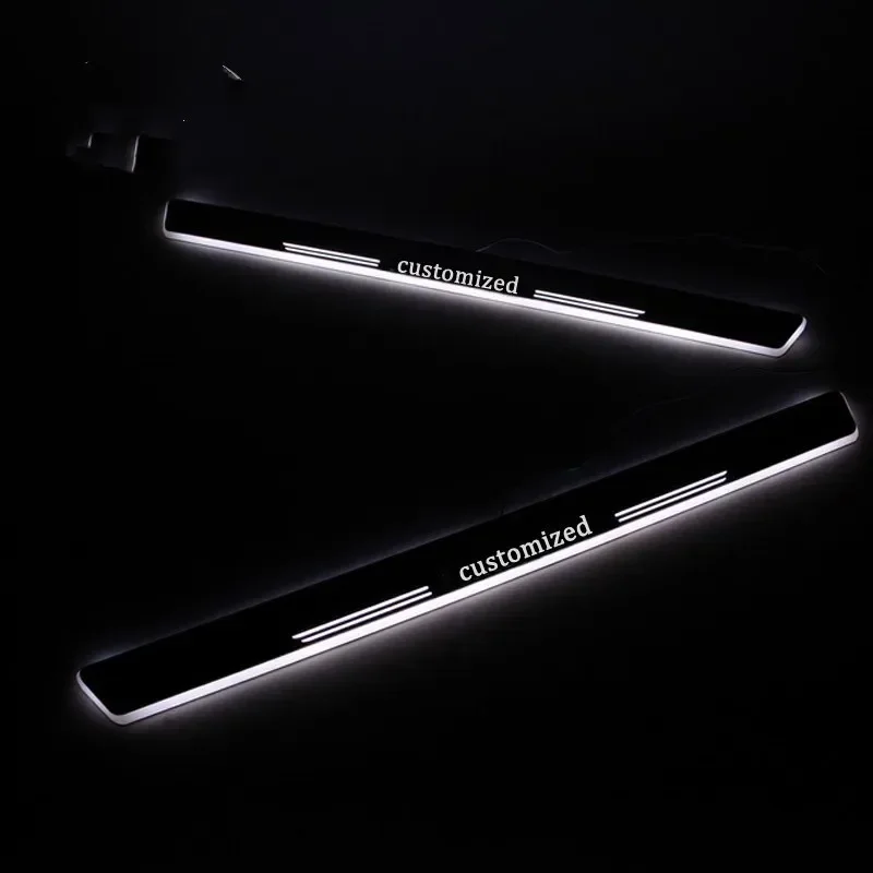 Автомобильная светодиодная накладка на порог для Audi Q7 4L 4M 2005-2017 2018 2019 Внешние