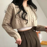 Укороченный свитер с твист-узором#2